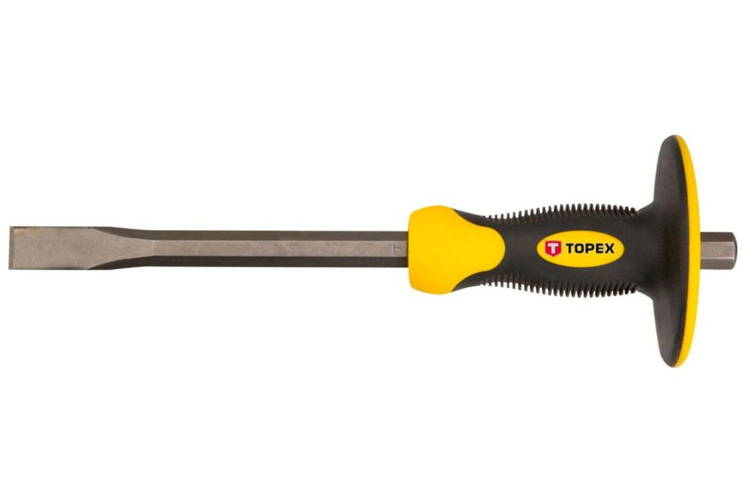 Topex 03A170 lapos véső kézvédővel, 300 x 19 mm termék fő termékképe