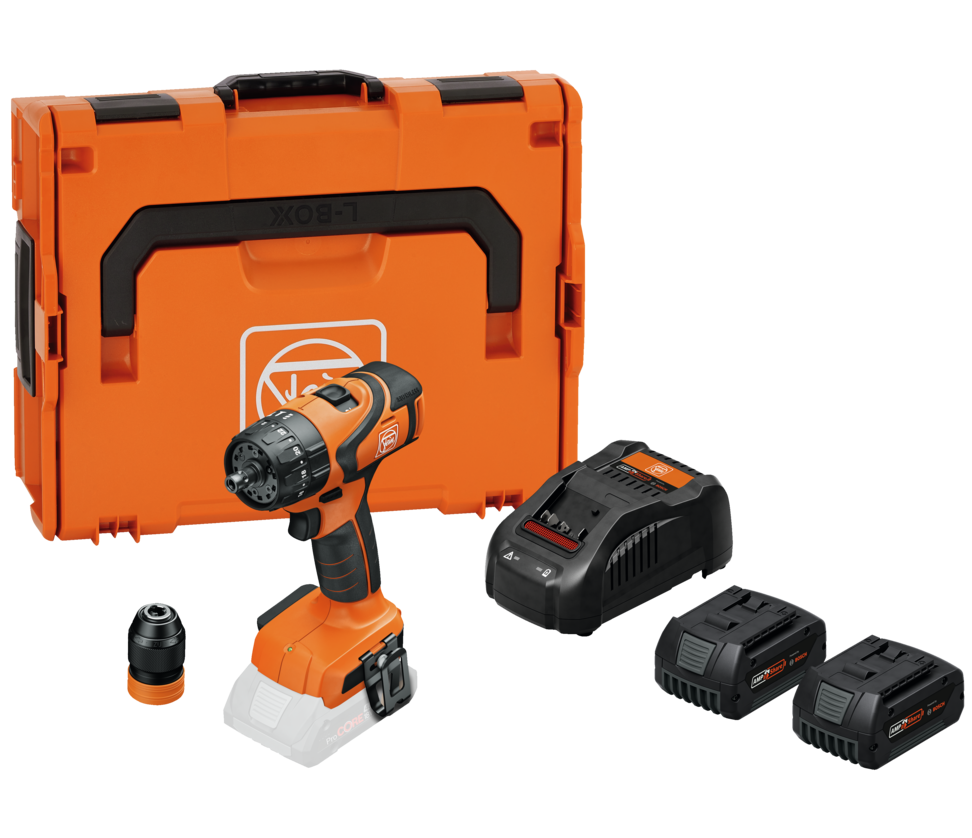 Fein ASB 18 Q AS akkus ütvefúró-csavarozó (2 x 5.0 Ah Li-ion akkuval, L-BOXX-ban) termék fő termékképe