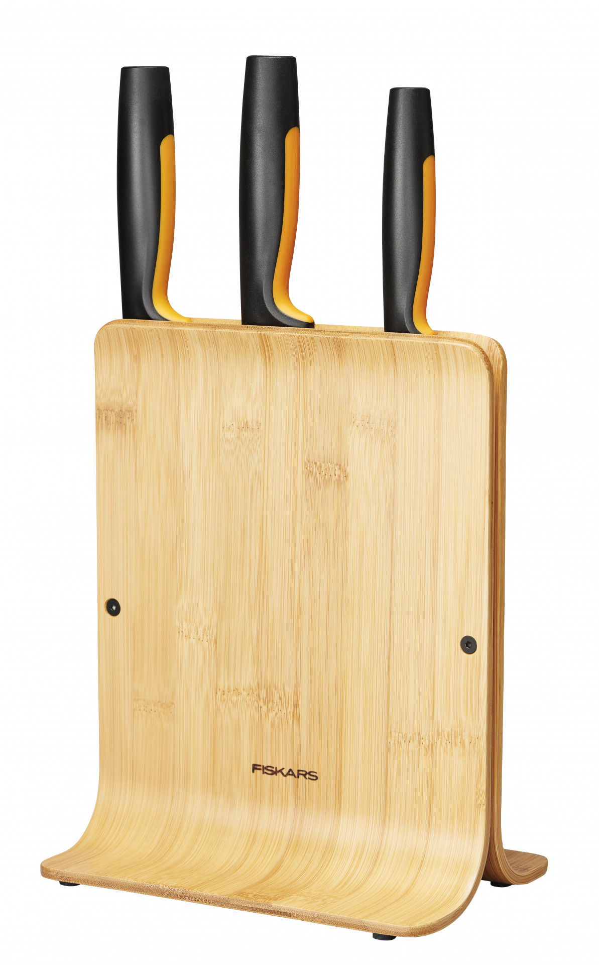 Fiskars Functional Form™ bambusz késblokk, 3 db késsel termék fő termékképe