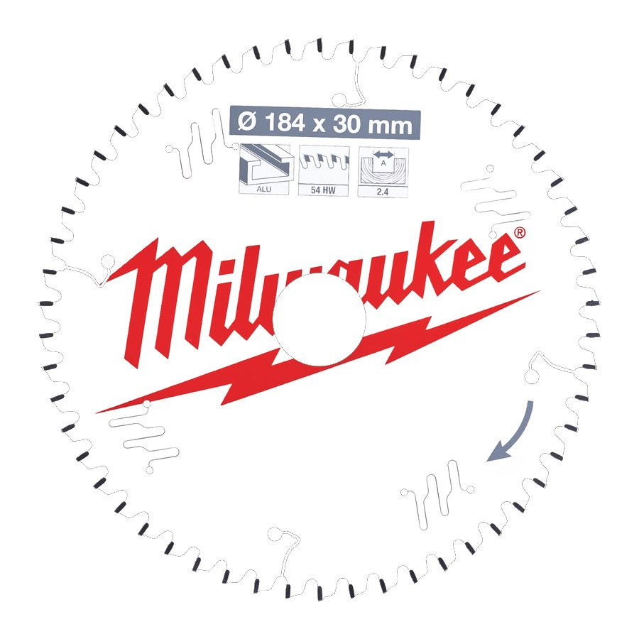Milwaukee CSB P Alu körfűrészlap 184/30/54TF termék fő termékképe