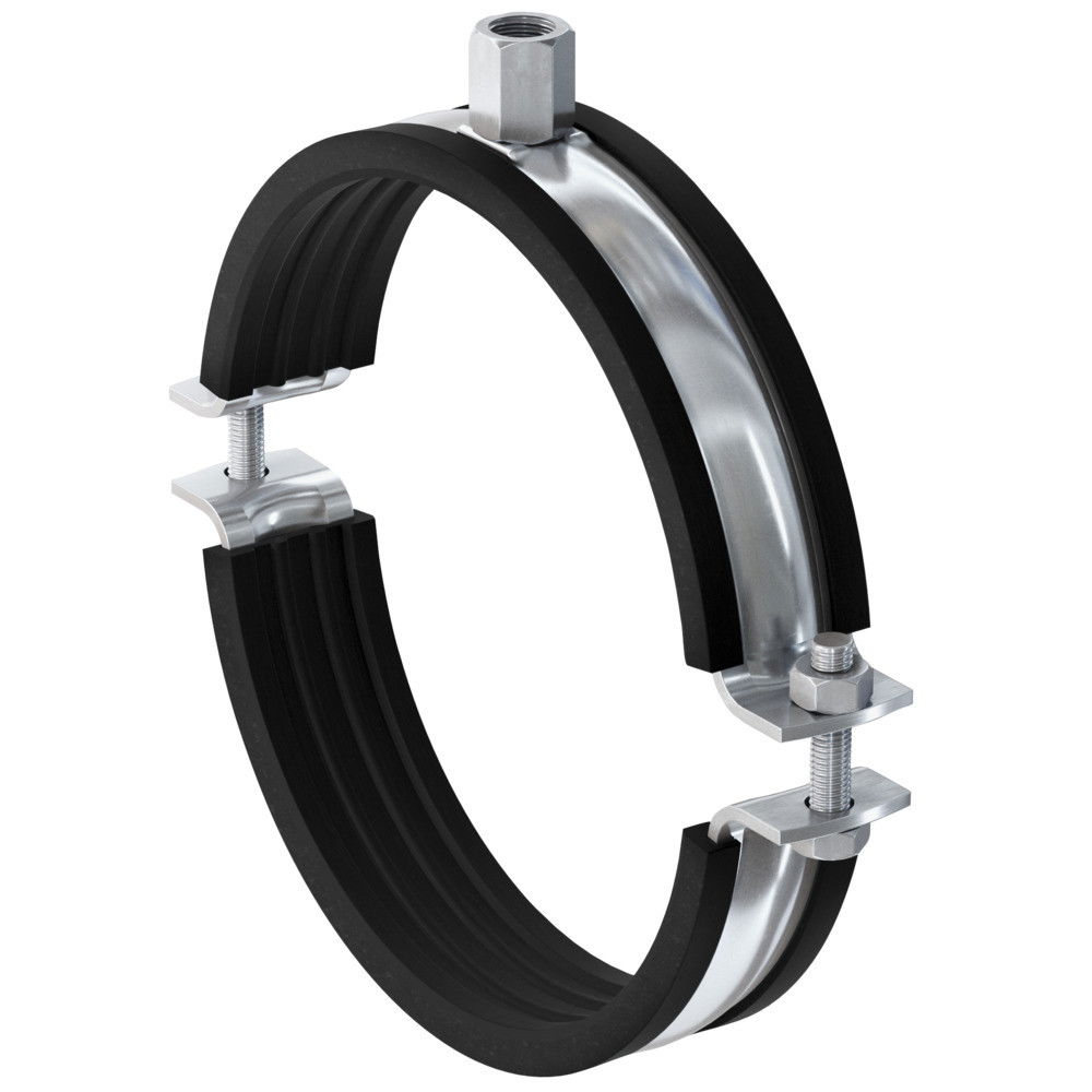 Fischer FRSM 219-225 M12/M16 masszív kétrészes gumibetétes bilincs, 10 db/csomag termék fő termékképe