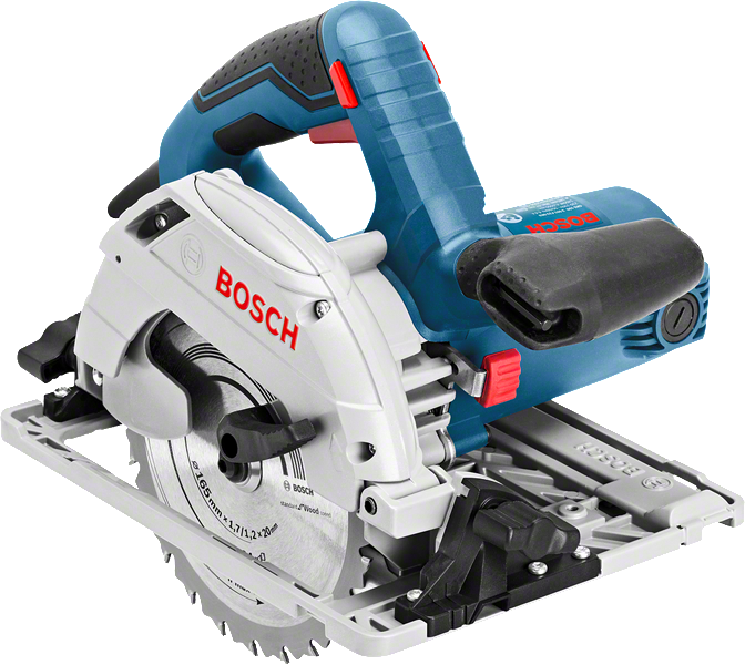 Bosch GKS 55+ G kézi körfűrész vezetősínnel (L-BOXX-ban) termék fő termékképe