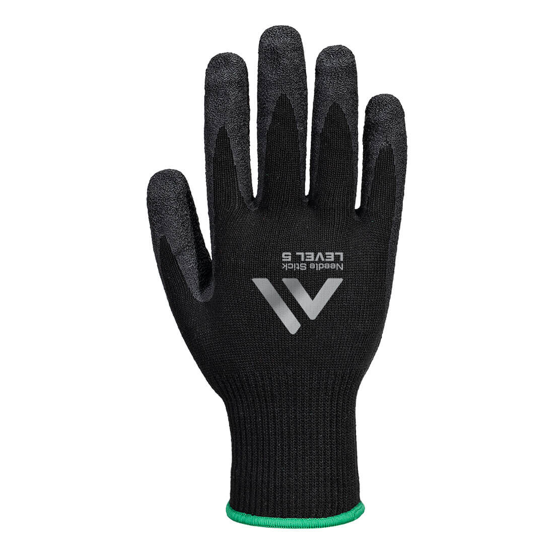 Portwest A793 - Needle Stick F10 Latex Crinkle vágásbiztos kesztyű tűszúrás elleni védelemmel, fekete termék fő termékképe