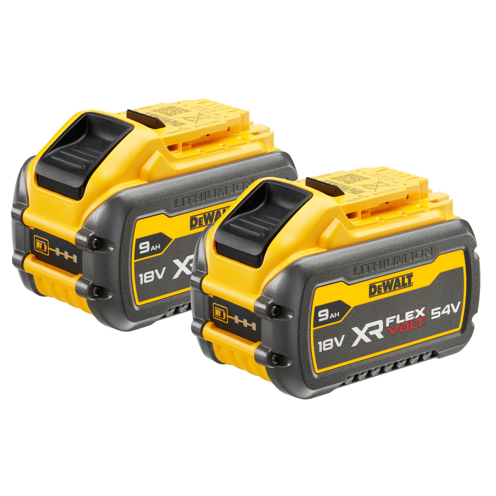 Dewalt DCB547X2 18/54 V 9.0 Ah XR FLEXVOLT akkumulátor, 2 db/csomag termék fő termékképe